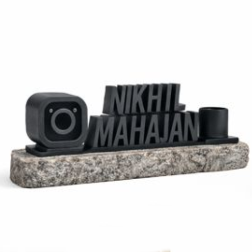 Custom 3D Printed Name Plate